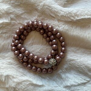 Lia Sophia triple-strand bracelet